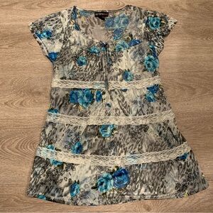 Self Esteem Y2K Mesh Top Size L